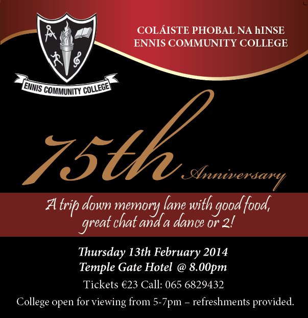 Ennis Community College 75th Anniversary Celebrations